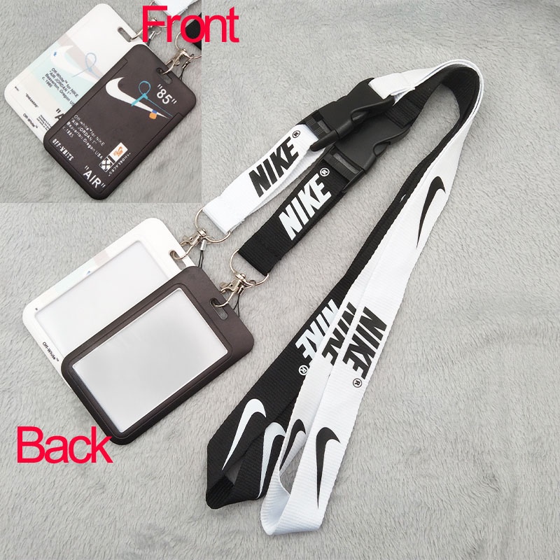 Nike lanyard best sale and id holder