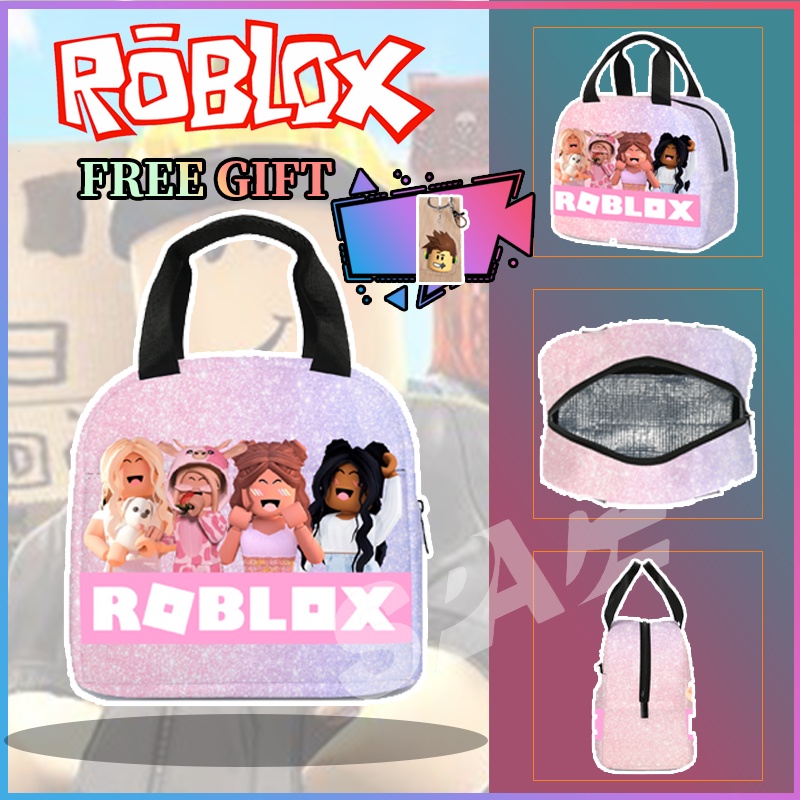 Lancheira Roblox infantil, lancheira para estudantes do ensino