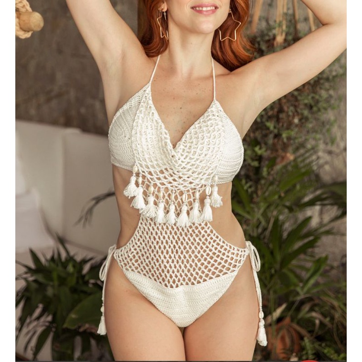 Trikini tejido a online crochet