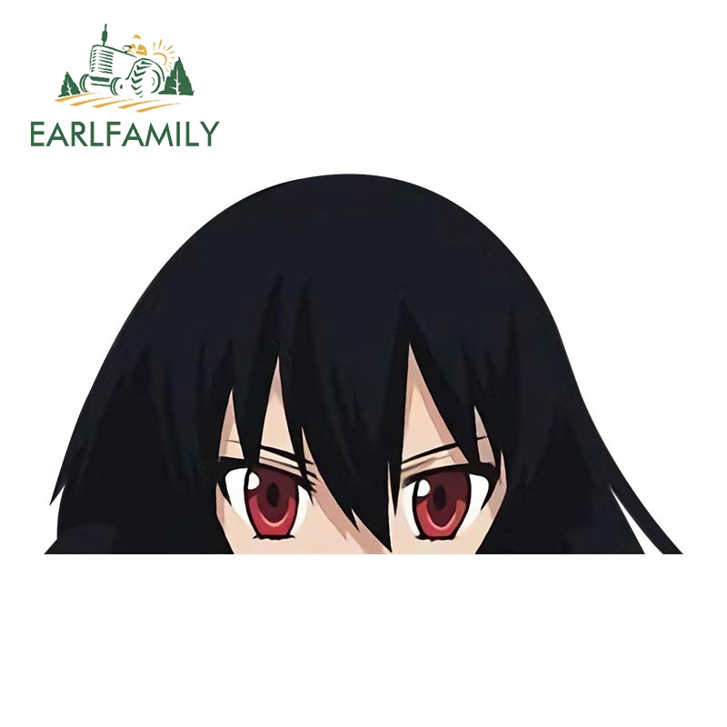 EARLFAMILY-Decalques Anime Impermeáveis, Protetor de Porta