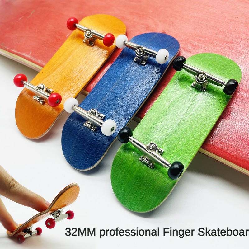 2 Pcs Finger Boards Skates,dedo com ferramentas Pro Fingerboard e almofada  Pu antiderrapante - Jogo interativo skate estilo livre para treinamento
