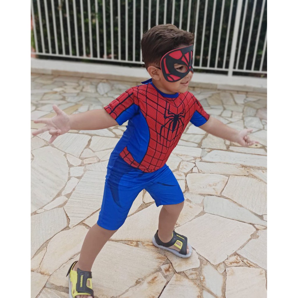 Fantasia Infantil Roblox Menino Masculina com Máscara Kids