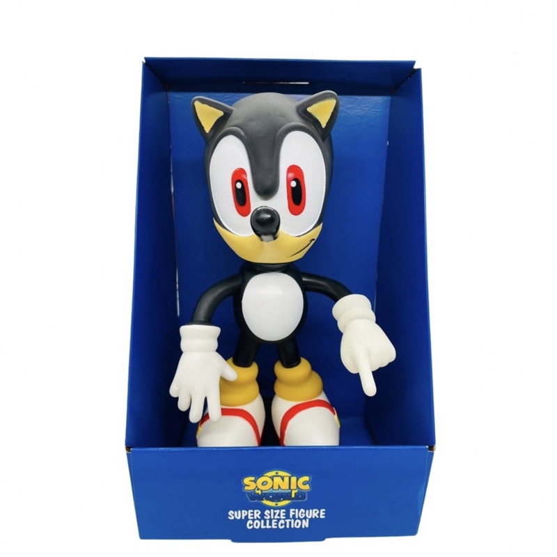 Boneco Sonic Preto Grande Collection Shadow - Super Size Figure