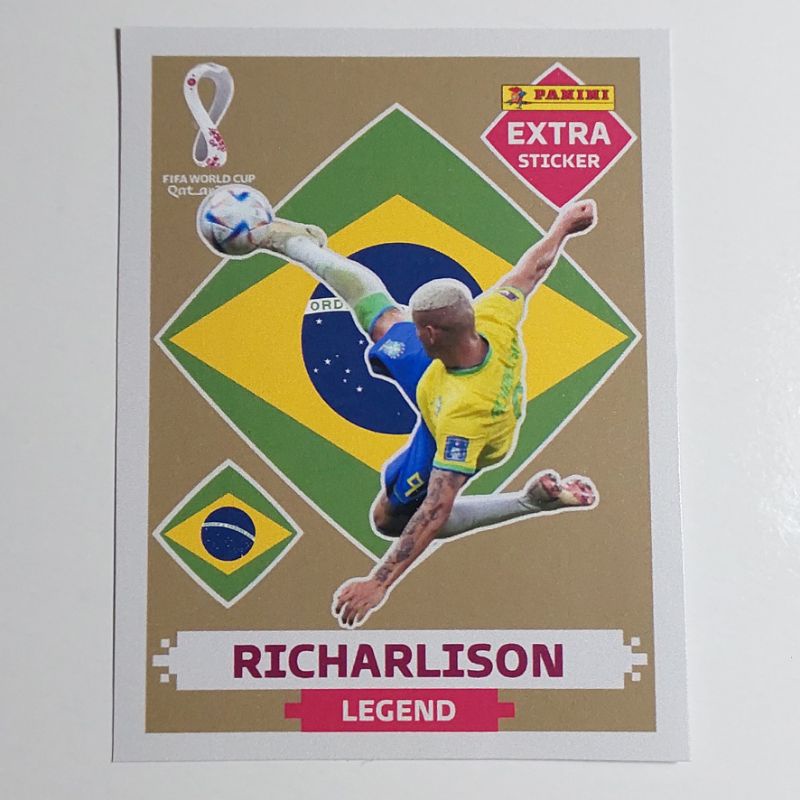 FIGURINHA COPA FIFA 2022 BRAZIL RICHARLISON Nº BRA 19