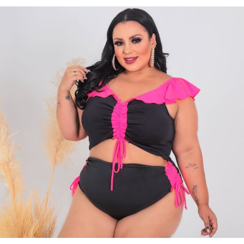 Biquíni Plus Size Verde Neon Best Size - E-commerce Multimarcas Plus Size