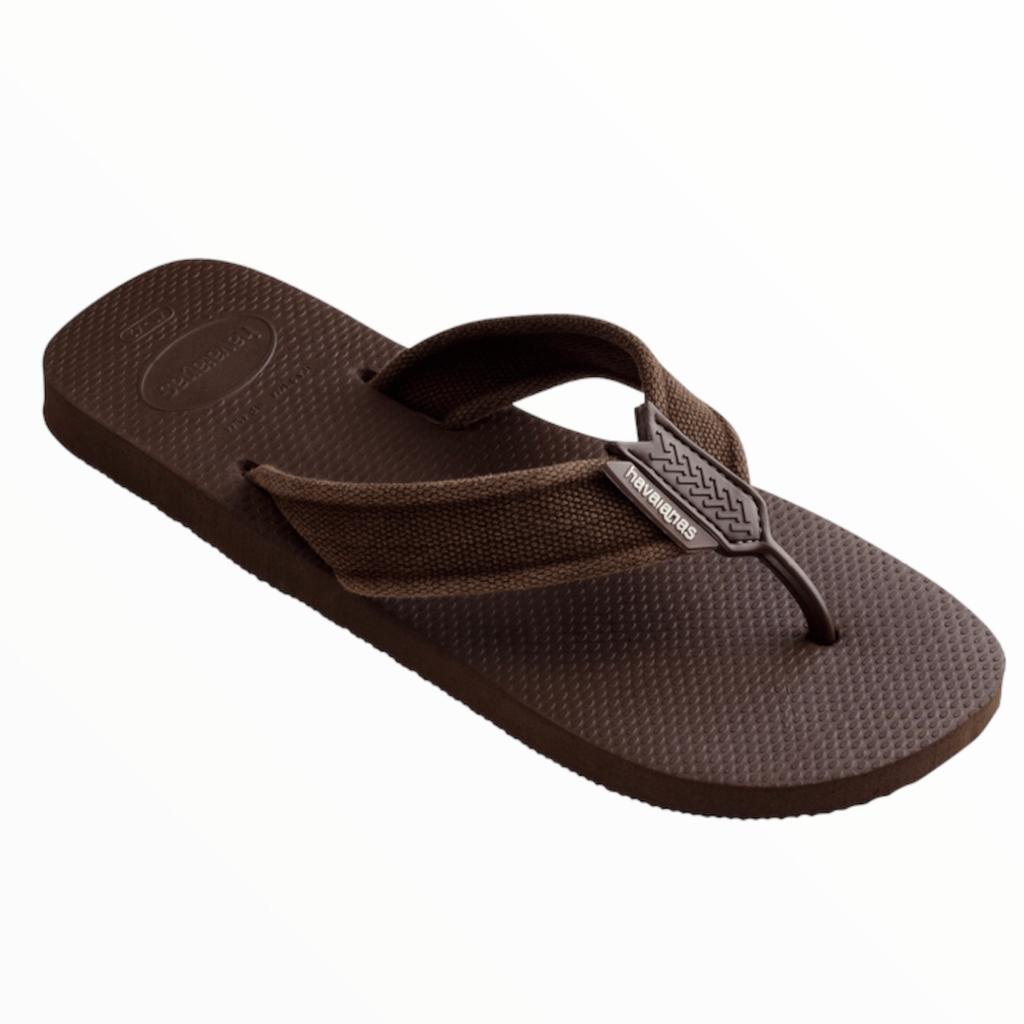 Sandalia havaiana com tira best sale de couro