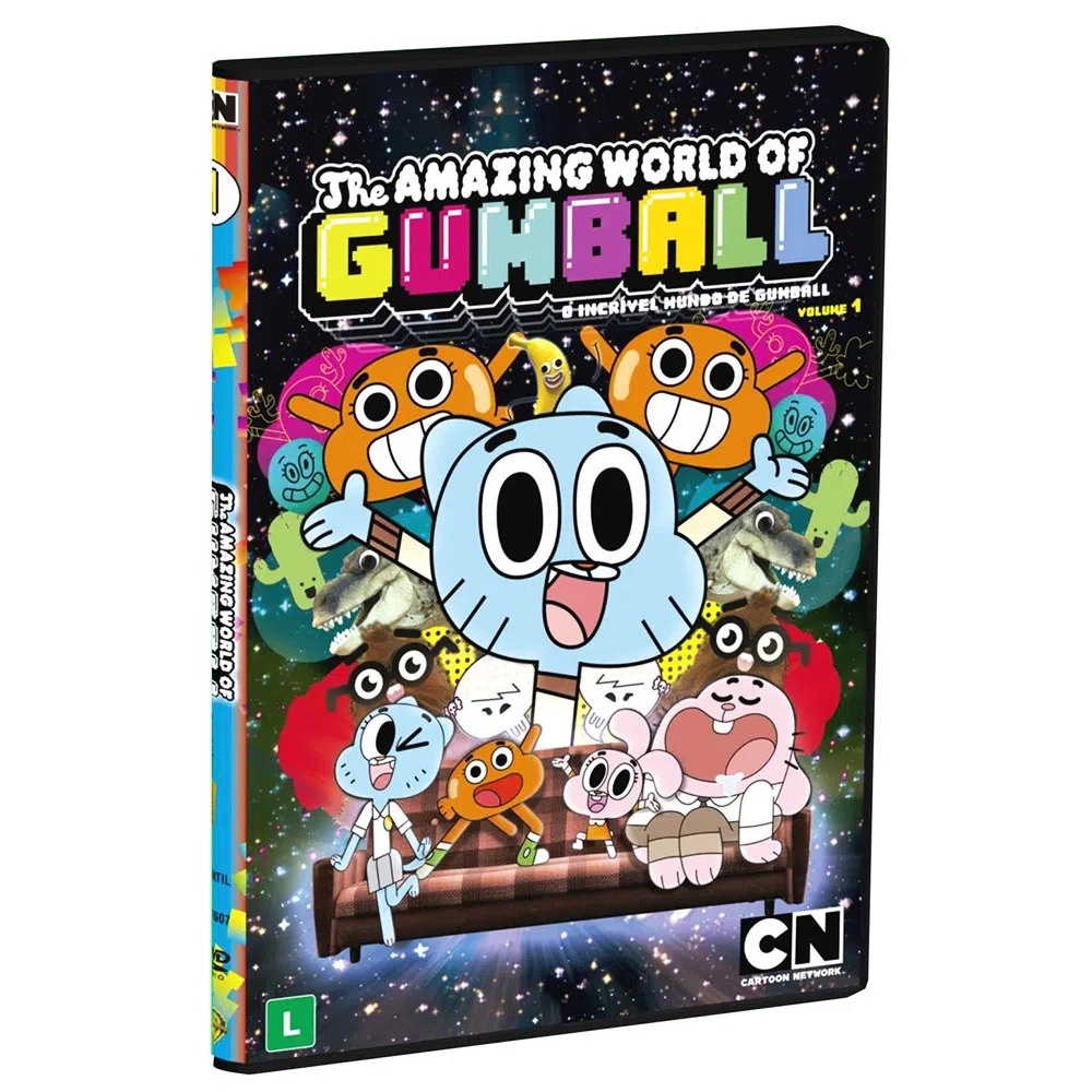 Dvd O Incrível Mundo De Gumball - Desenho - Lacrado #691743720 | Shopee  Brasil