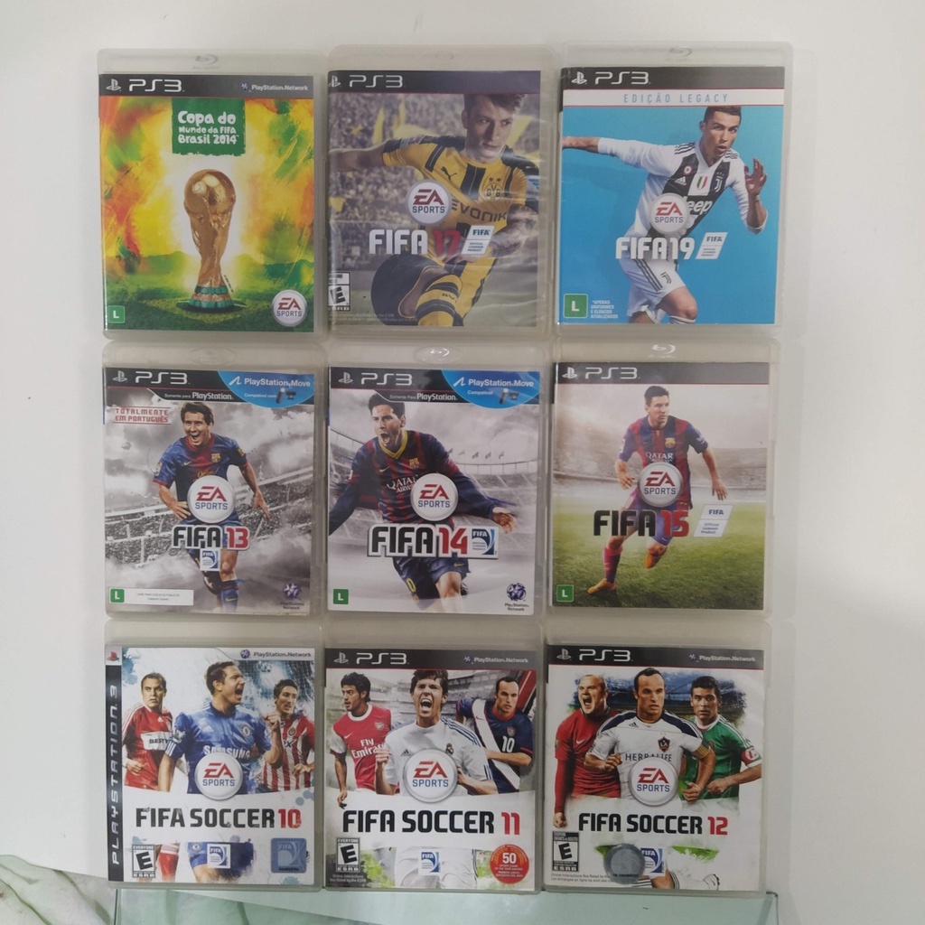 Jogos PS3 Playstation 3 Originais Mídia Física FUTEBOL FIFA PES LUTA AÇÃO  TIRO CORRIDA AVENTURA