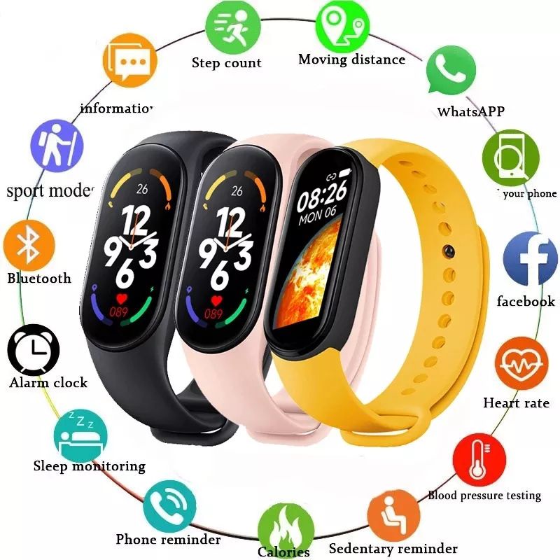 Relogio De Pulso Inteligente Medical Smartwatch Band Digital