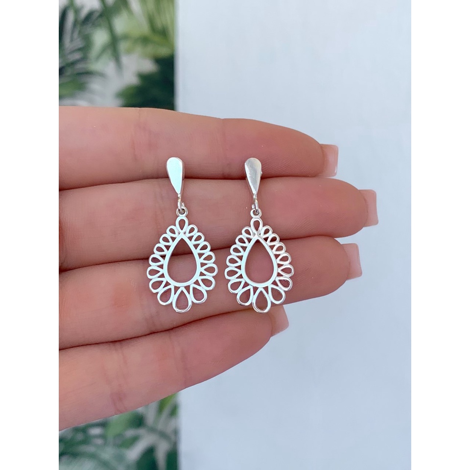 Piercing Cobrinha cravejada Prata 925 - Amor e Cor Pratas