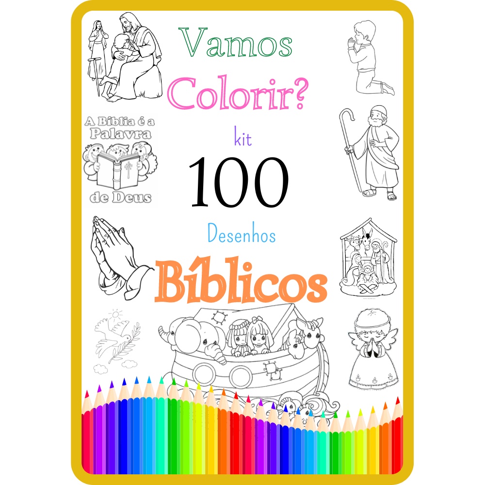 Kit 50 Desenhos p/ Colorir Adulto Faces Folha A4 - Infinity
