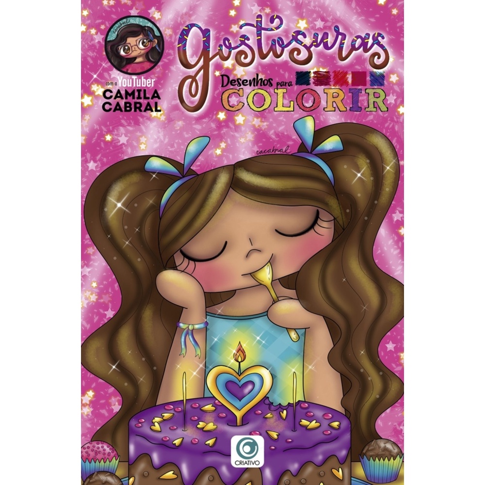 Gostosuras - Desenhos para Colorir com Camila Cabral | Shopee Brasil