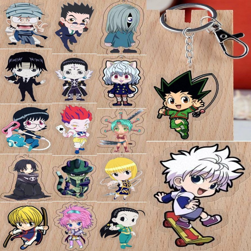 Hunter x Hunter animate cafe Chrollo Lucilfer large acrylic stand keychain