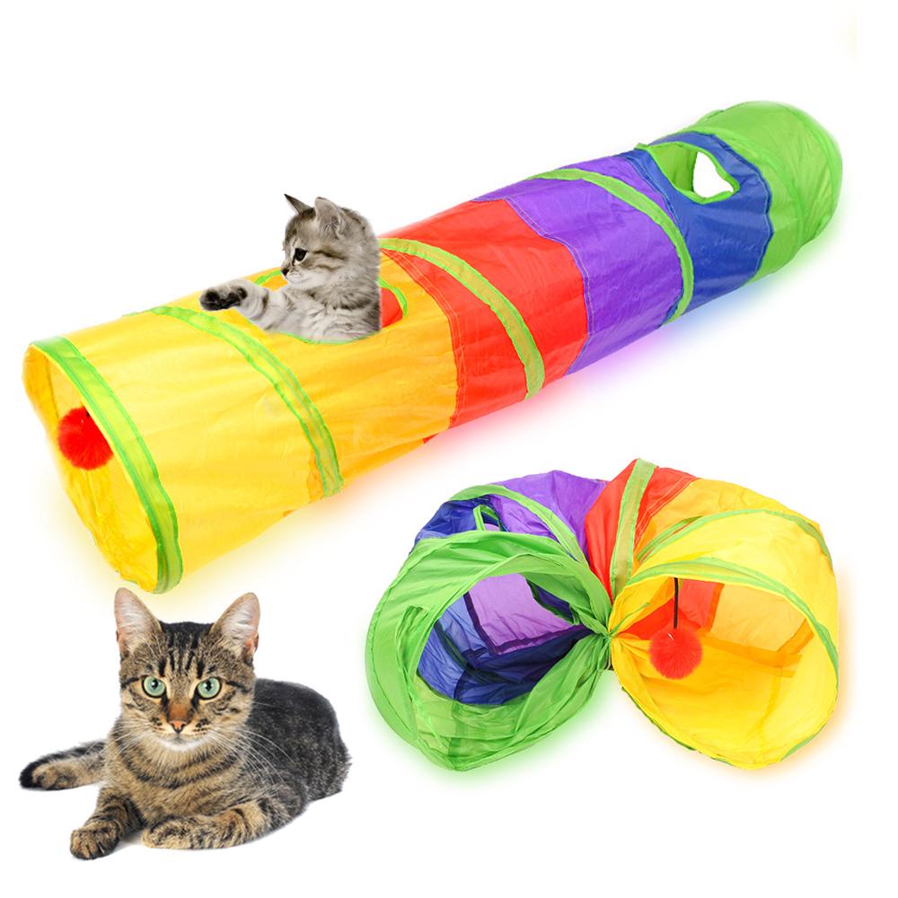 Brinquedo do túnel do jogo do gato - túnel para animais estimação  túnel  aventura interativo para animais estimação portátil, brinquedos interativos  molas Ngumms : : Pet Shop