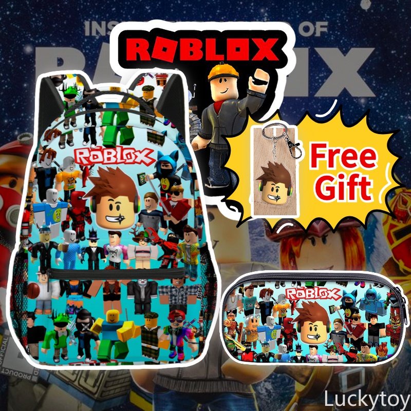 Mochila Infantil Roblox Escolar RobRox Conjunto De Anime De Grande