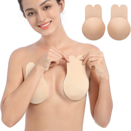 Sutiã De Silicone Invisível Push Up Sutiã Profundo U Mergulhão Sutiãs  Inserir Almofadas Pegajoso Peito Potenciador Suportam Roupas Íntimas Sem  Alças Brassiere M1196 De $19,03