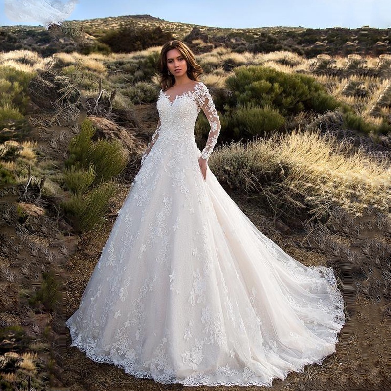 Vestidos de 2024 casamento rodado