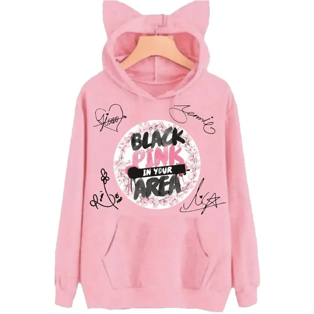 Moletom best sale black pink