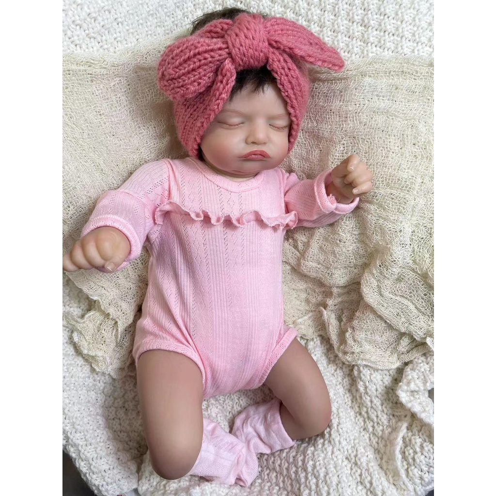 Acabado Reborn Toddler Doll, Bebe, já pintado, realista, toque