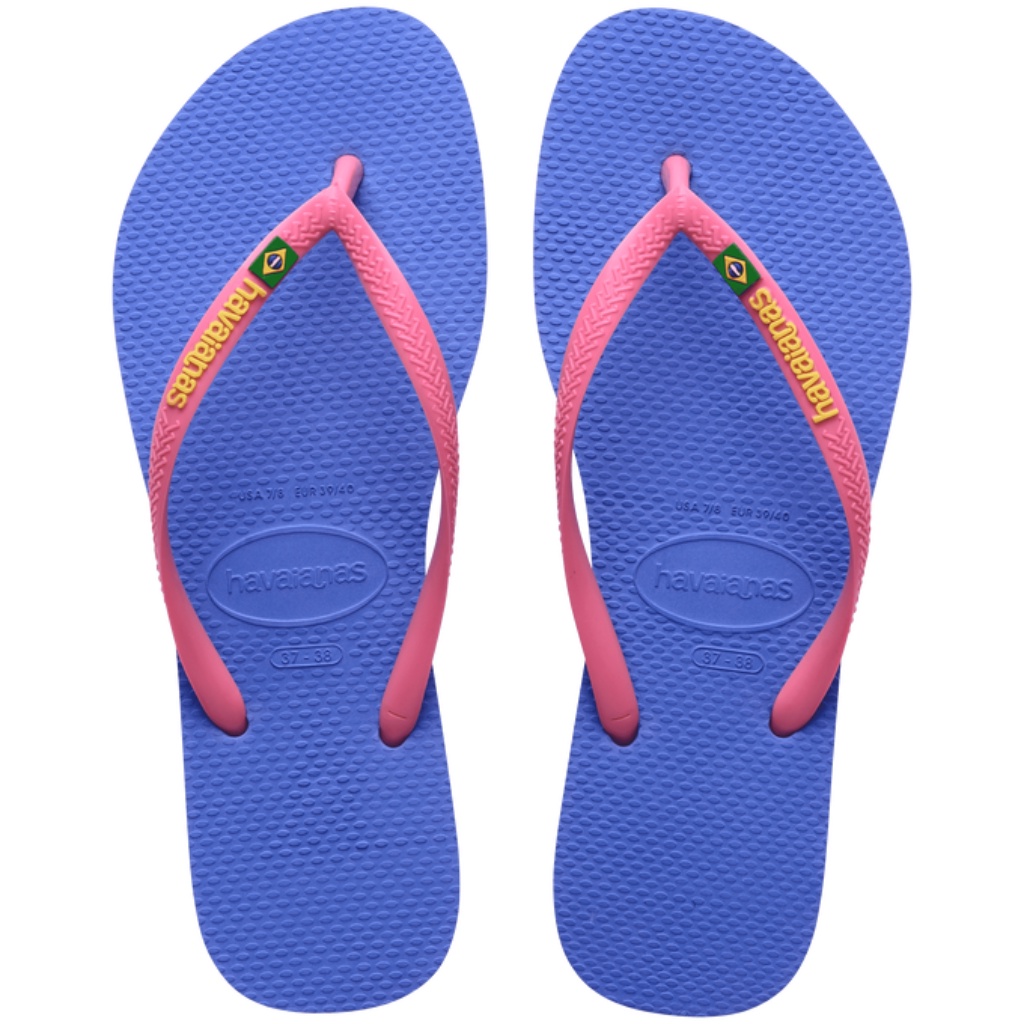 Chinelo Havaianas Slim Brasil Rosa 