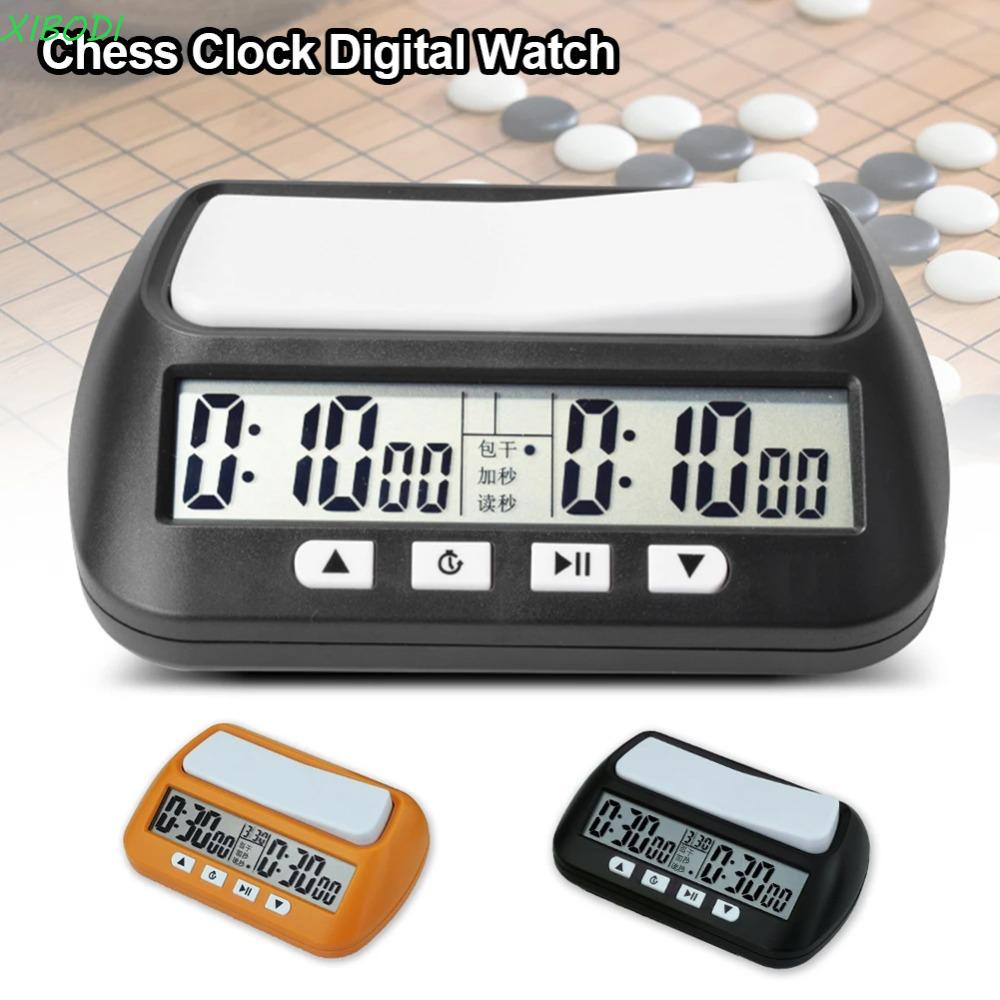 3 em 1 Relógio de Xadrez Profissional Portátil Multiuso Relógio de Xadrez  Digital Relógio de Xadrez Temporizador de jogo