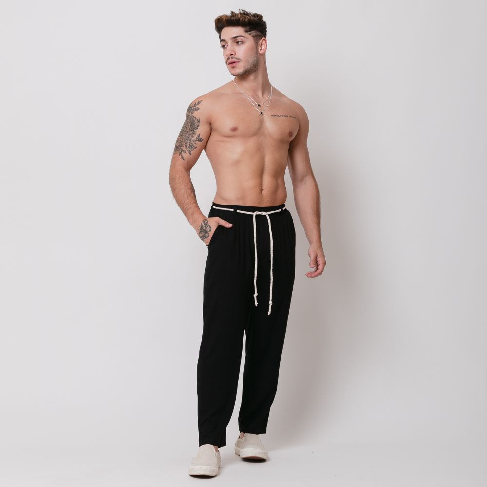 Calça store pantacourt masculina