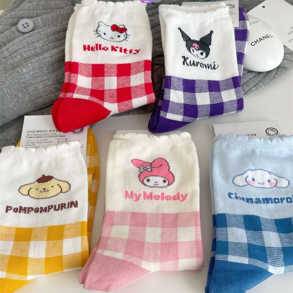 Sanrio Roupas Kawaii Minha Melodia Japonês Bonito Doce Solto T