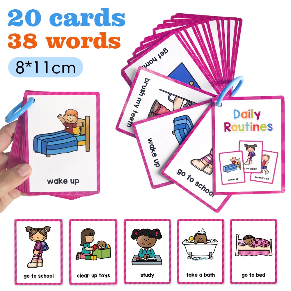 Compra online de Crianças Visual Cronograma Calendário Montessori  Aprendizagem Educacional Toy Time Atividade set Bons Hábitos Jogos de  Treinamento Para 3-6 Anos