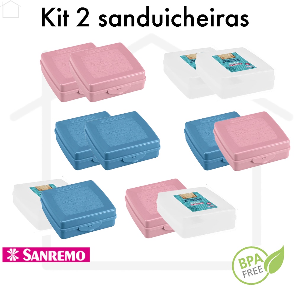 PORTA SANDWICH AZUL 585ml