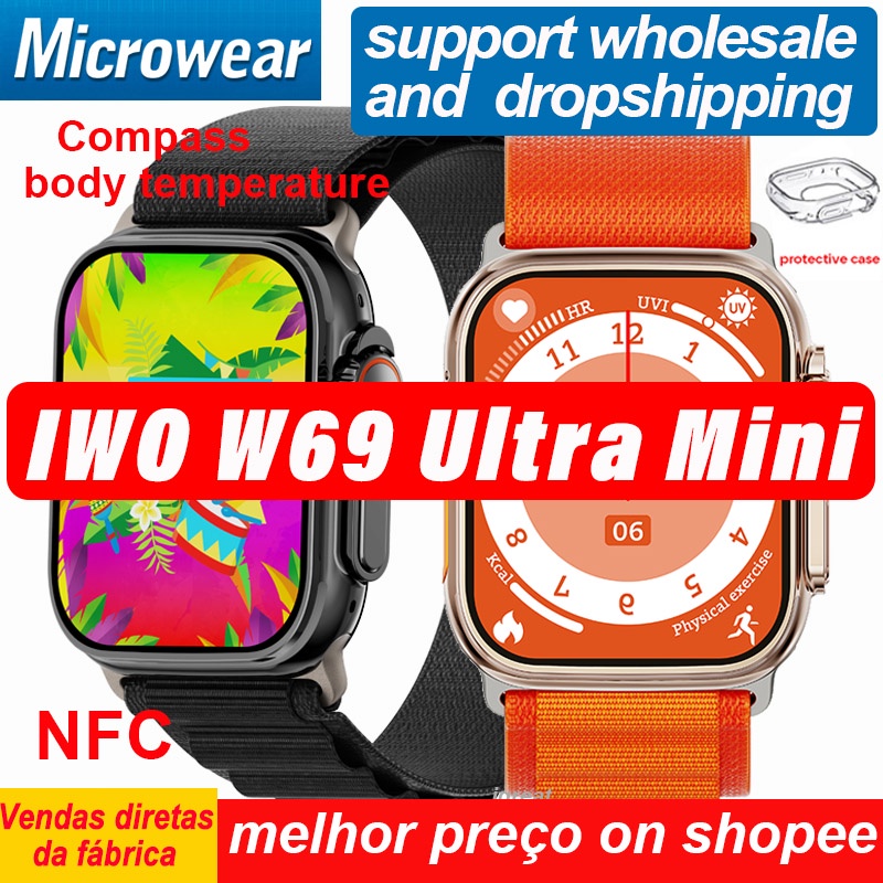 SMARTWATCH ULTRA 9 PRO (W69 ULTRA 49mm) COM JOGOS, GPS TRACK E BUSSOLA - U9  ULTRA REVIEW COMPLETO! 