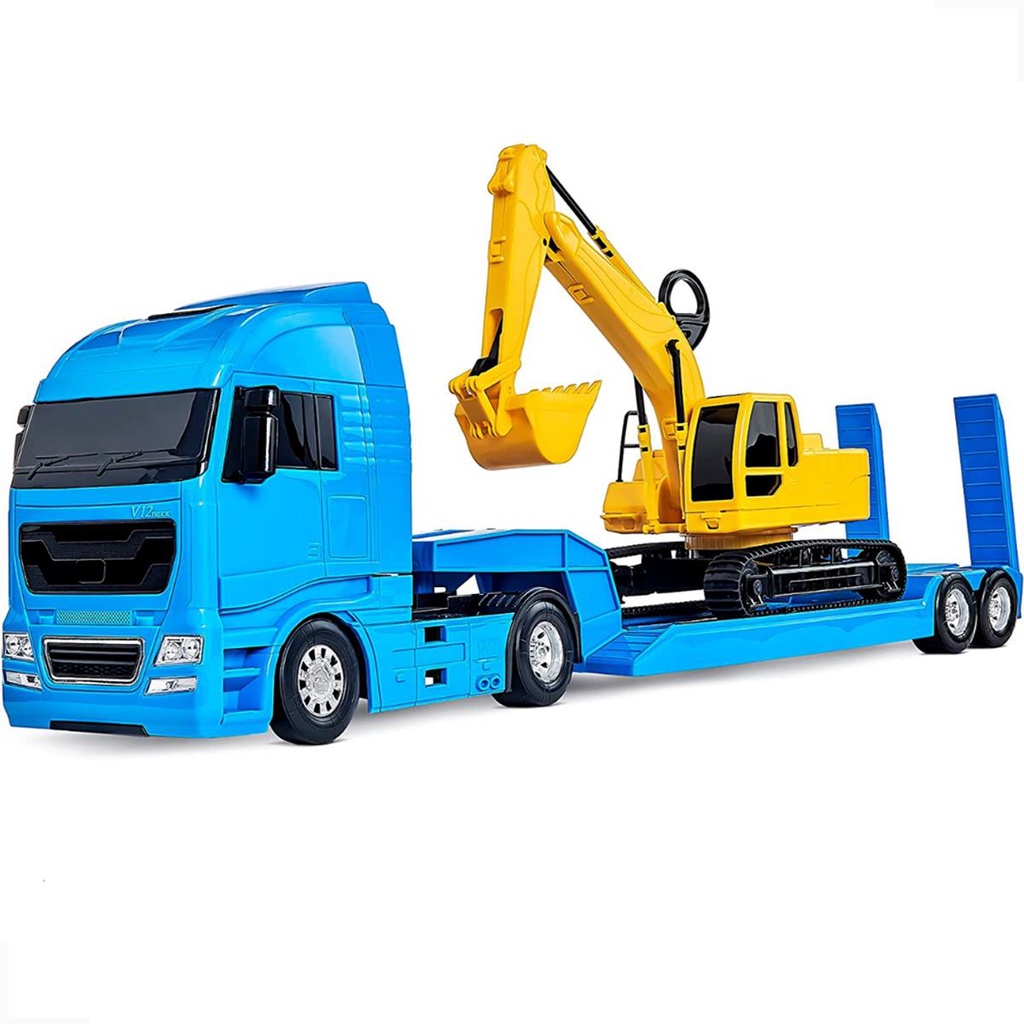 Brinquedo Infantil Caminhão Baú 67cm Diamond Truck Azul 1330 - Roma em  Promoção na Americanas