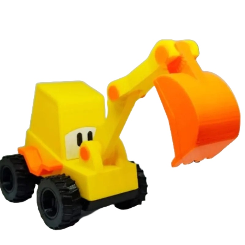 Léo o Caminhão Articulado Impressão 3d Brinquedo