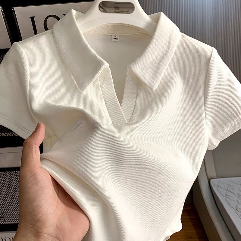 Blusas Das Mulheres Camiseta Mulheres Coreanas Camisa Branca De
