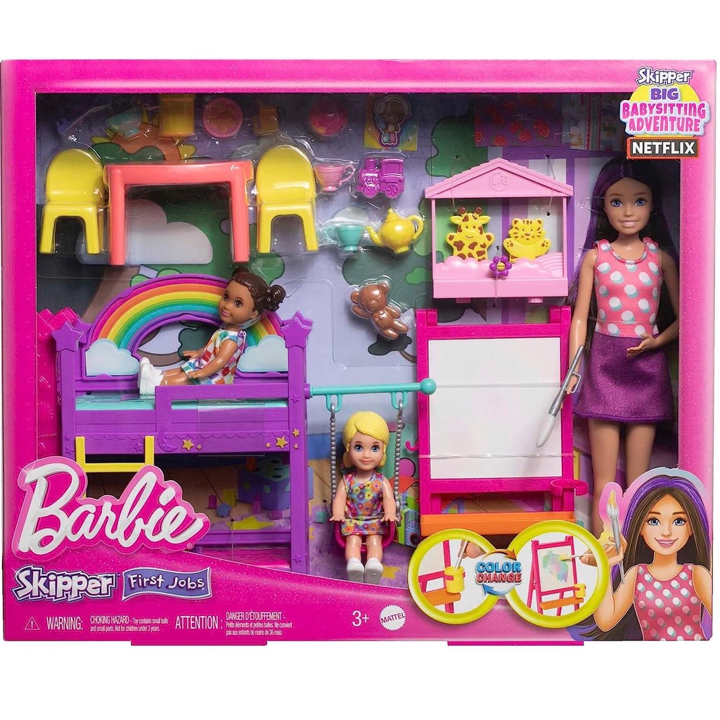 Kit de Roupas Barbie Vestidos e Acessórios Mattel - Fátima Criança