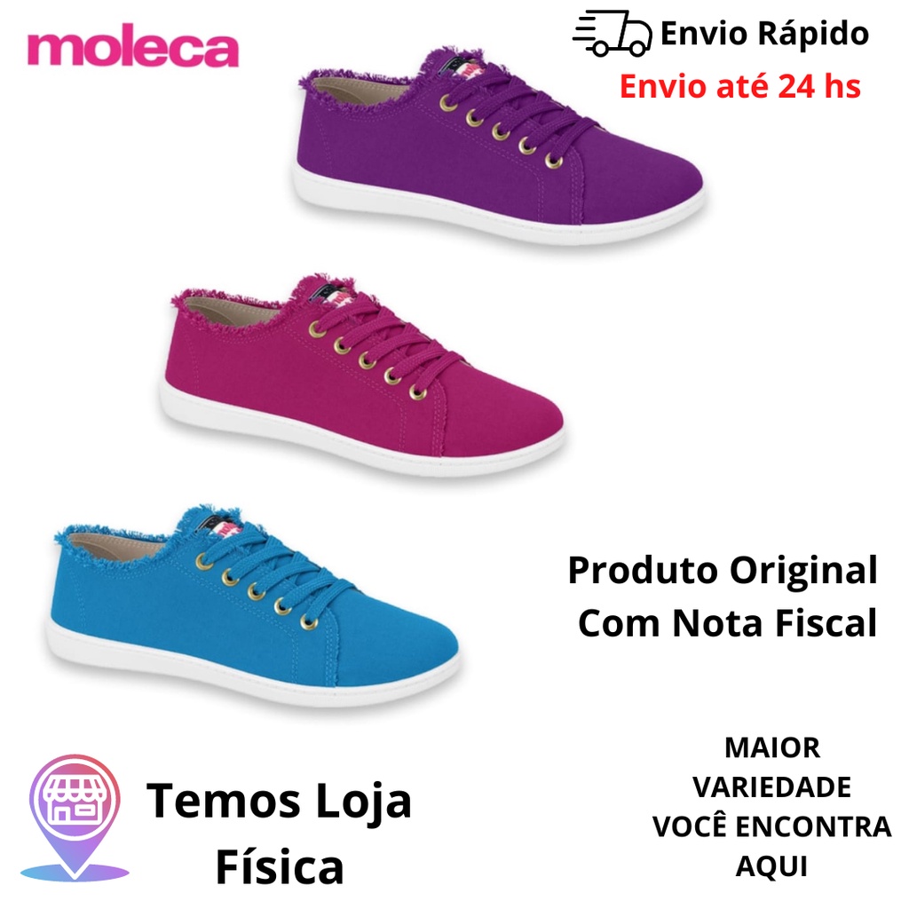 Tenis feminino hot sale rasteiro