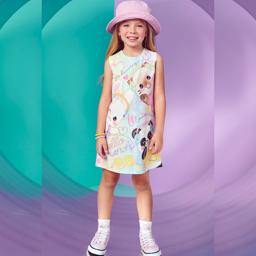 Camisola Infantil Verão Malha Fresh e Máscara de Dormir Panda Tam 2 a 14 -  Infanti - Loja de Roupa Infantil Para Meninas, Meninos e Bebês