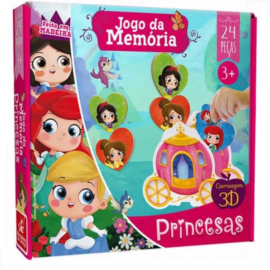 Galinha Pintadinha Jogo Da Memória Madeira 24 Peças - Nig - ShopJJ -  Brinquedos, Bebe Reborn e Utilidades