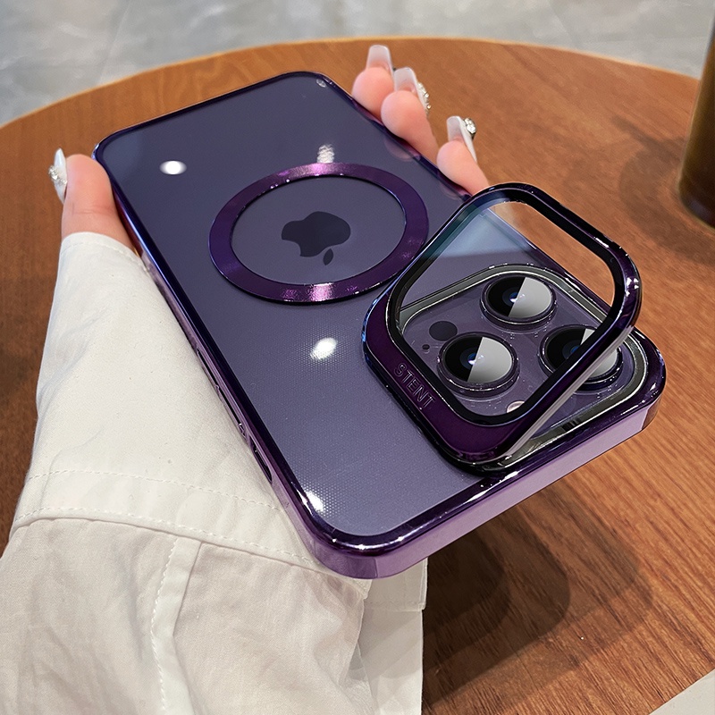 Suporte de telefone magnético de luxo para iPhone 14, 13 caso