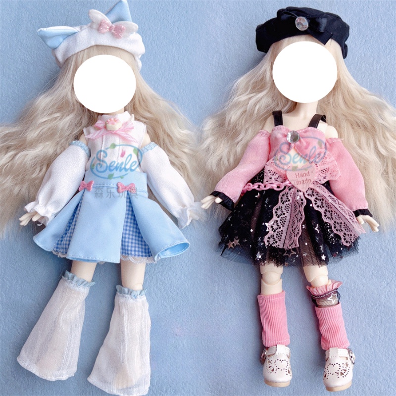 Compre Mini boneca bjd artesanal 1/6, boneca fofa de maquiagem com