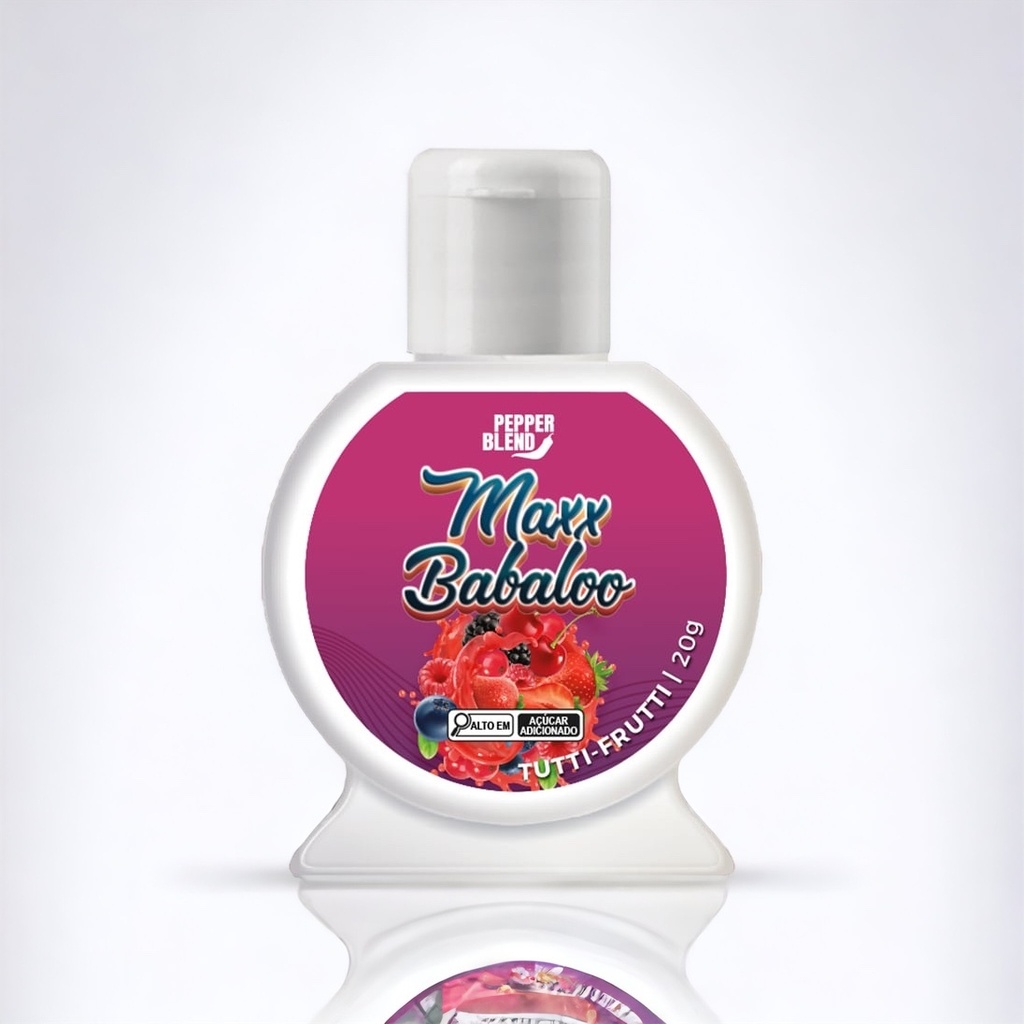 Max Babaloo Pepper Blend: Tutti-Frutti Gel Comestível para Saborizar o Oral  | Shopee Brasil