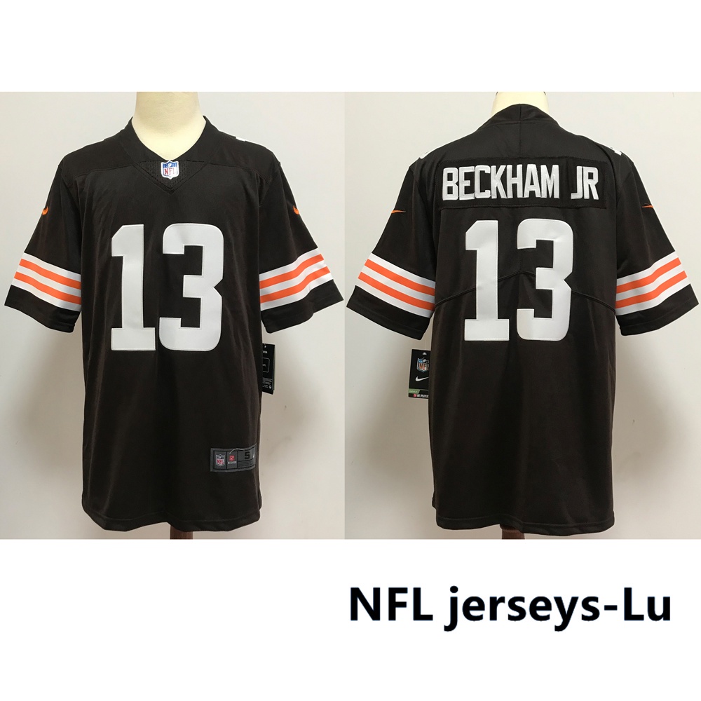 NFL_Jerseys Jersey Cleveland''Browns''Men #6 Baker Mayfield 13 Odell  Beckham Jr. ''NFL''Limited Football Jersey 