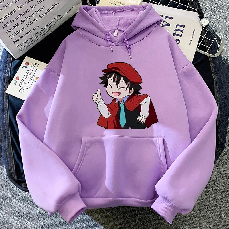 Batalha Gatos Dos Desenhos Animados Hoodies Anime Moletons