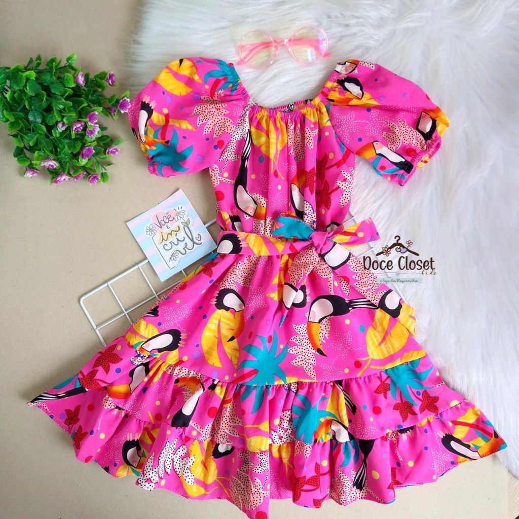 Vestido arrumado best sale para festa infantil