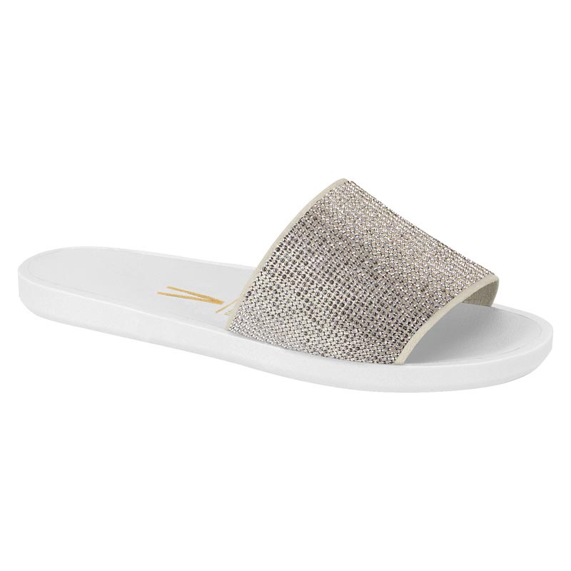 Chinelo Vizzano Feminino Slide Strass 6363.120 Shopee Brasil