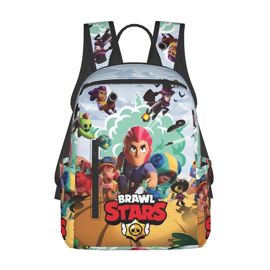 Brawl Star backpack Mochila De Viagem Da Moda Leve Para Estudantes | Shopee  Brasil