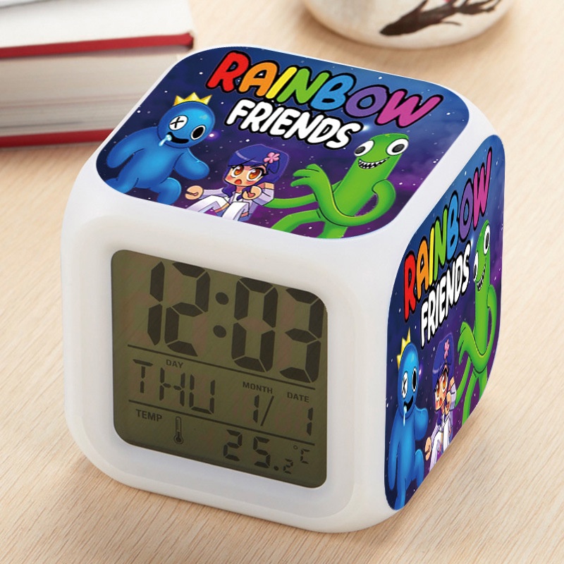 Jogo Roblox Despertador Colorido Grande Tela Digital Relógio