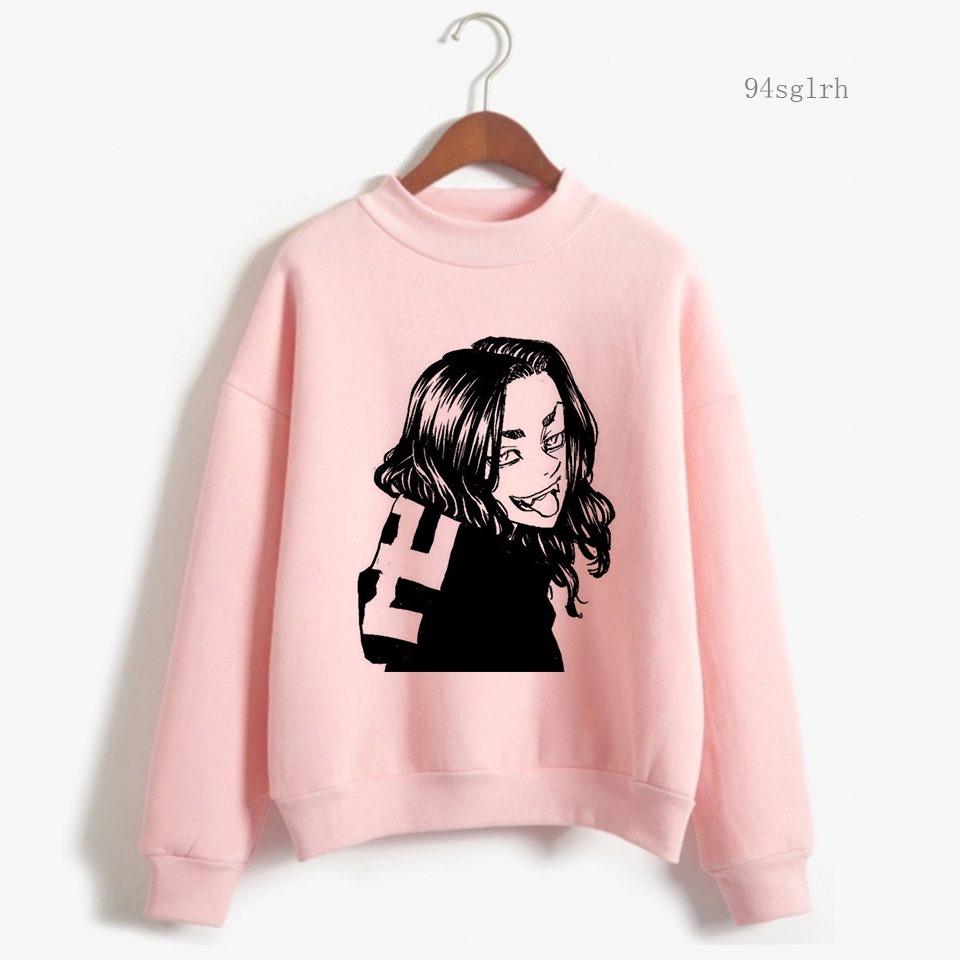 O prometido neverland cor-de-rosa anime hoodies roupas para adolescentes  gráfico moletom mulheres harajuku kawaii estética streetwear wram / Roupas  Femininas ~