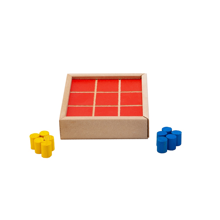 Jogo da Velha Clássico, Brinquedo Educativo Montessori