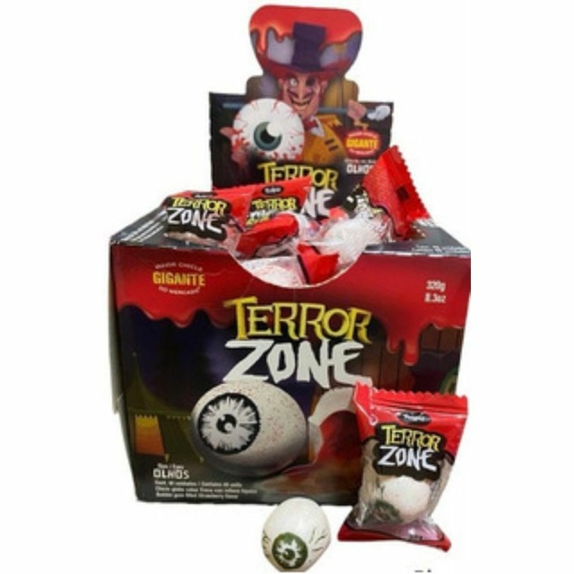 Kit Chicletes Terroz Zone Caveira + Terror Zone Olho Sukest
