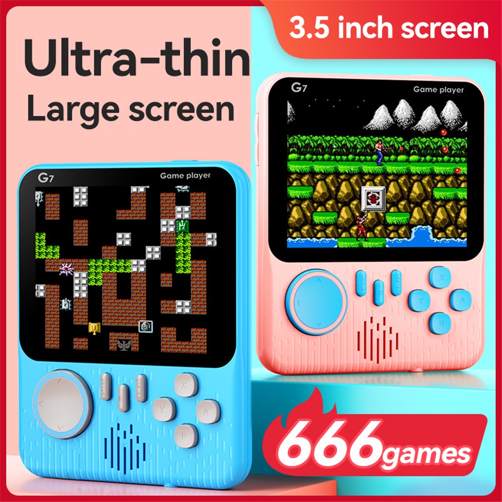 Built-in 666 jogos de pouco peso 3.5 Polegada tela máquina de jogos de  vídeo para